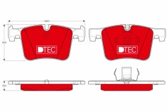 TRW GDB1942DTE DTEC COTEC set placute frana,frana disc