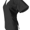 Halat Medical Pe Stil, Negru cu Elastan, Model Marinela - 4XL