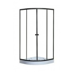 Set Cabina De Dus Semirotunda Cu Cadita Sanotechnik St-90B