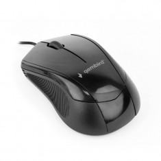 Mouse optic Gembird, USB, 3 butoane, 1000 dpi, Negru foto