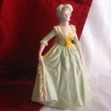 BIBELOU FIGURINA PORTELAN ENGLEZESC FRANKLIN IN EDITIE LIMITATA MARIE ANTOINETTE 1982