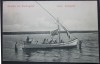 SV * Romania SALUTARI DIN TECHIRGHIOL * Ambarcatiune pe Lac * 1910, Circulata, Printata, Fotografie