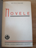 Novele - Nicu Gane - Editura: Cartea Romaneasca, 1937