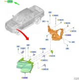 Far Ford Ranger (Ra), 12.2022-, montare fata, dreapta, H7+HB3+PY21/5W+W5W; manual; halogen, L-Series, 2620130; N1WB-13W029-JB