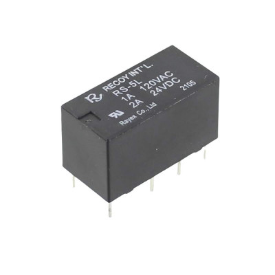 Releu miniaturale, 5V DC, 2A, serie RS, RAYEX ELECTRONICS, RS-5-L, T119863 foto