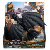 CUM SA ITI DRESEZI DRAGONUL LUPTA DRAGONILOR FIGURINA DRAGON TOOTHLESS 26.5 CM, Spin Master