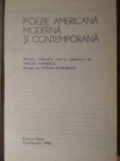 POEZIE AMERICANA MODERNA SI CONTEMPORANA-MIRCEA IVANESCU-221775
