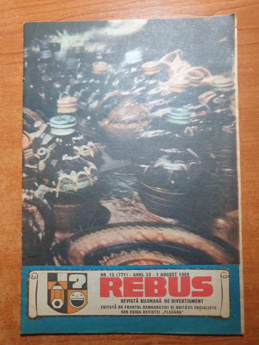 revista rebus 1 august 1989