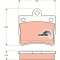 TRW GDB1283 COTEC set placute frana,frana disc