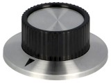 Buton Rotativ cu Flanșă Plastic 6,35mm 23,8x14,8mm