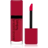 Bourjois Rouge Edition Velvet ruj de buze lichid cu efect matifiant culoare 05 OL&eacute; Flamingo! 7.7 ml