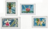 Laos 1971 Mi 311/14 MNH - Orhidee native (I), Nestampilat
