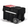 Cutie Scule Mobila Keter 62x38x42cm, Roti, Organizator Integrat, Compartimente, Sistem Glisare Rulmenti