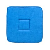 Perna pentru scaun, 39x39 cm, Albastru, Bumbac/Poliester, ATU-081711, Oem