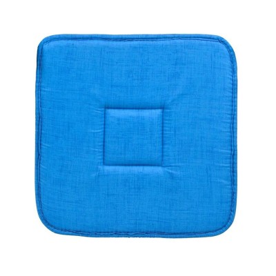 Perna pentru scaun, 39x39 cm, Albastru, Bumbac/Poliester, ATU-081711 foto