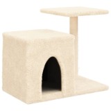 Cumpara ieftin Ansamblu pisici, stalpi din funie sisal, crem, 50,5 cm