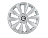 Cumpara ieftin Set 4 capace roti Delta cromat R15 pentru gama auto Fiat, Autohelix MSA