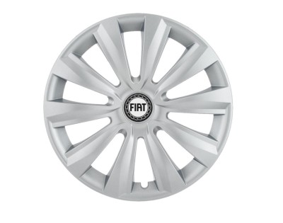 Set 4 capace roti Delta cromat R14 pentru gama auto Fiat foto