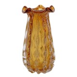 Cumpara ieftin Vaza flori sticla maro 16 x 33,5 cm