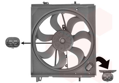 VAN WEZEL 3372747 Ventilator, radiator