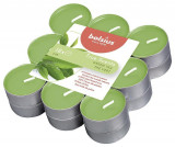 Lum&acirc;nare bolsius Tealight True Scents, ceai verde, pachet. 18 buc