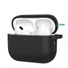 Husa protectie casti wireless, THD, compatibila Apple Airpods Pro 3, neagra