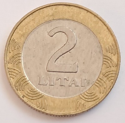 Lituania, 2 Litai 2008 foto
