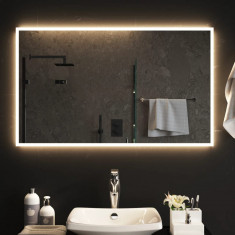 Oglinda de baie cu LED, 100x60 cm GartenMobel Dekor