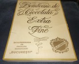 CUTIE BOMBOANE DE CIOCOLATA EXTRA FINE INTREPRINDEREA DE PRODUSE ZAHAROASE BUCURESTI