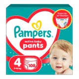 Cumpara ieftin Scutece chilotel Active Baby Pants, marimea 4, 9-15 kg, 108 bucati, Pampers