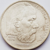 582 Cehoslovacia 100 Korun 1974 Bedřich Smetana km 82 argint, Europa