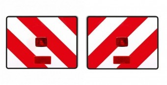 Set 2 placi gabarit hasurate 30x40 cu lampa pozitie foto