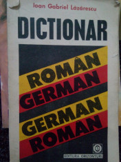 Ioan Gabriel Lazarescu - Dictionar roman-german, german-roman foto