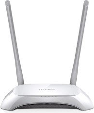 ROUTER TP-LINK wireless 300Mbps, 4 porturi 10/100Mbps, 2 antene externe, 2T2R &quot;TL-WR840N&quot; /45504890 (timbru verde 0.8 lei) 492561
