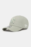 New Era șapcă de baseball din bumbac culoarea verde, neted, 60595186