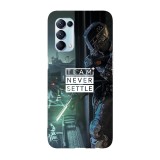 Husa compatibila cu Oppo A74 5G, Viceversa, model Never settle Blackops Call of Duty, Silicon, TPU, Transparent, Carcasa