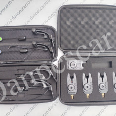 Set 4 Avertizori cu Statie FL JY-80 + 4 Swingeri PROFL cu bile magnetice SW 27T