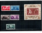 Egipt (UAR) 1961 - Aniversarea revoluției, reconstrucție, transport, serie si colita neuzata