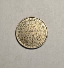 Maroc 100 Franci Francs 1953 Piesa Frumoasa