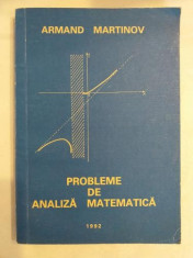 A. Martinov - Probleme de analiza matematica foto