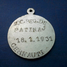 Societatea Patinaj, Cernauti 1931