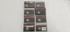 CASETA SONY PREMIUM MINI DVM60 , ME , LOT 7 BUCATI SI 1 BUCATA MAXELL DV 60 .