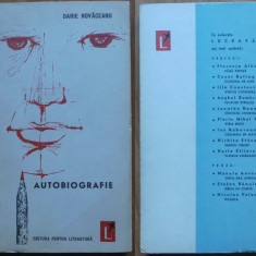 Darie Novaceanu , Autobiografie , 1962 , editia 1 cu autograf , volum de debut
