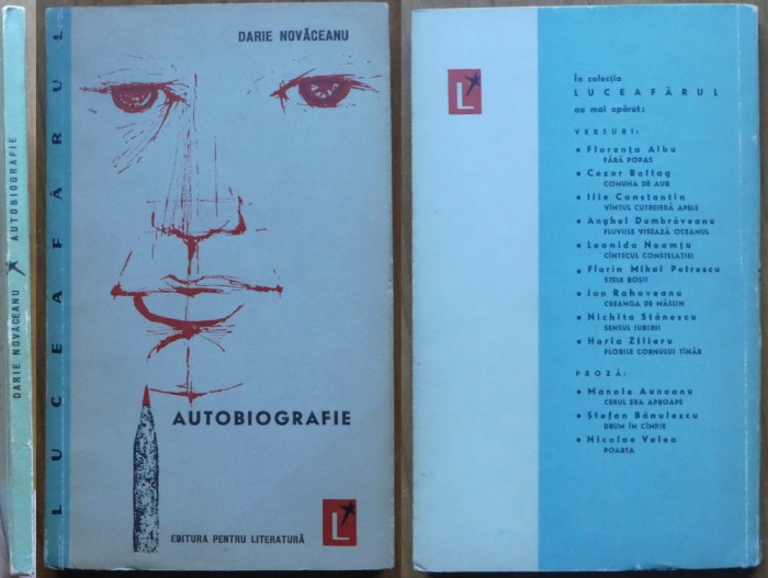 Darie Novaceanu , Autobiografie , 1962 , editia 1 cu autograf , volum de debut