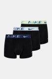 Nike boxeri 3-pack bărbați, culoarea negru, 0000KE1156