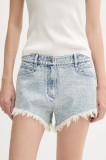 IRO pantaloni scurți din denim cu imprimeu, high waist, WP30DAPA