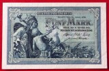 Germania 5 Mark 1904 seria 1485888 UNC necirculata **