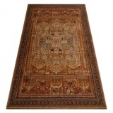 Covor de l&acirc;nă Omega Siran oriental alamă maro, 170x235 cm