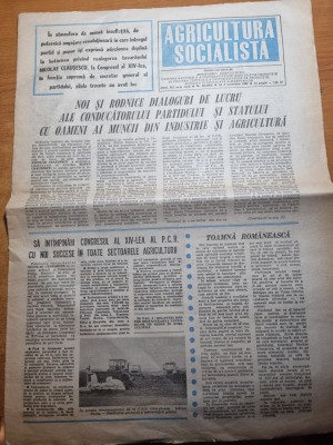 agricultura socialista 5 octombrie 1989-art. fetesti,aneta stan foto