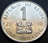 Moneda exotica 1 SCHILLING - KENYA, anul 2010 * cod 2847 A, Africa